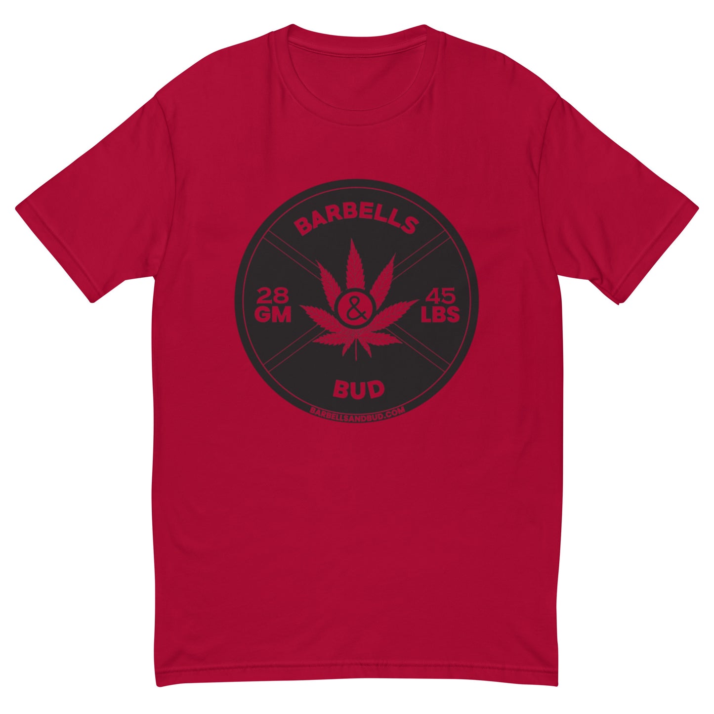 Men's Short Sleeve T-shirt - Barbells & Bud