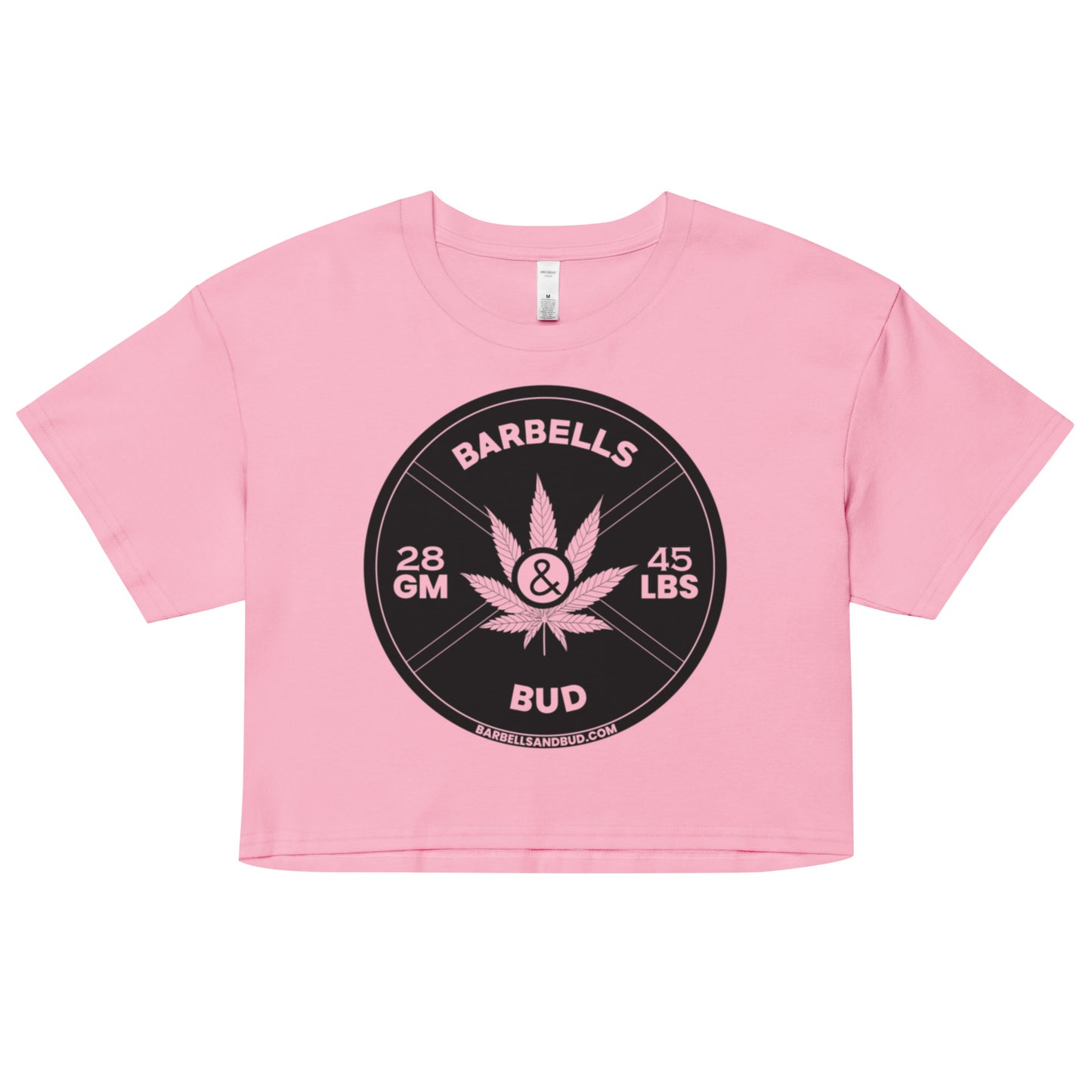 Women’s crop top - Barbells & Bud