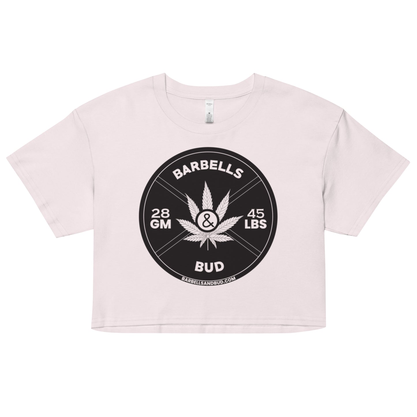 Women’s crop top - Barbells & Bud