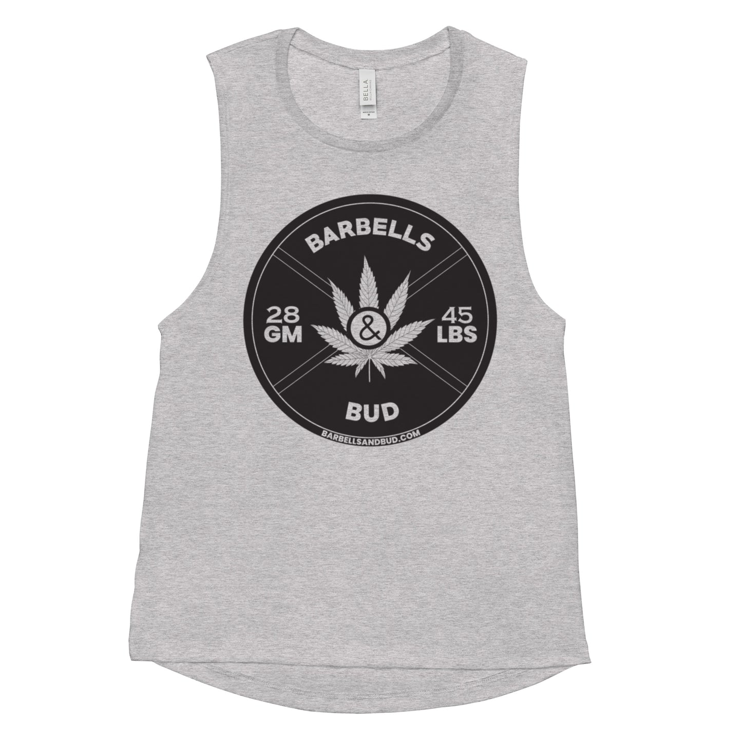 Ladies’ Muscle Tank - Barbells & Bud