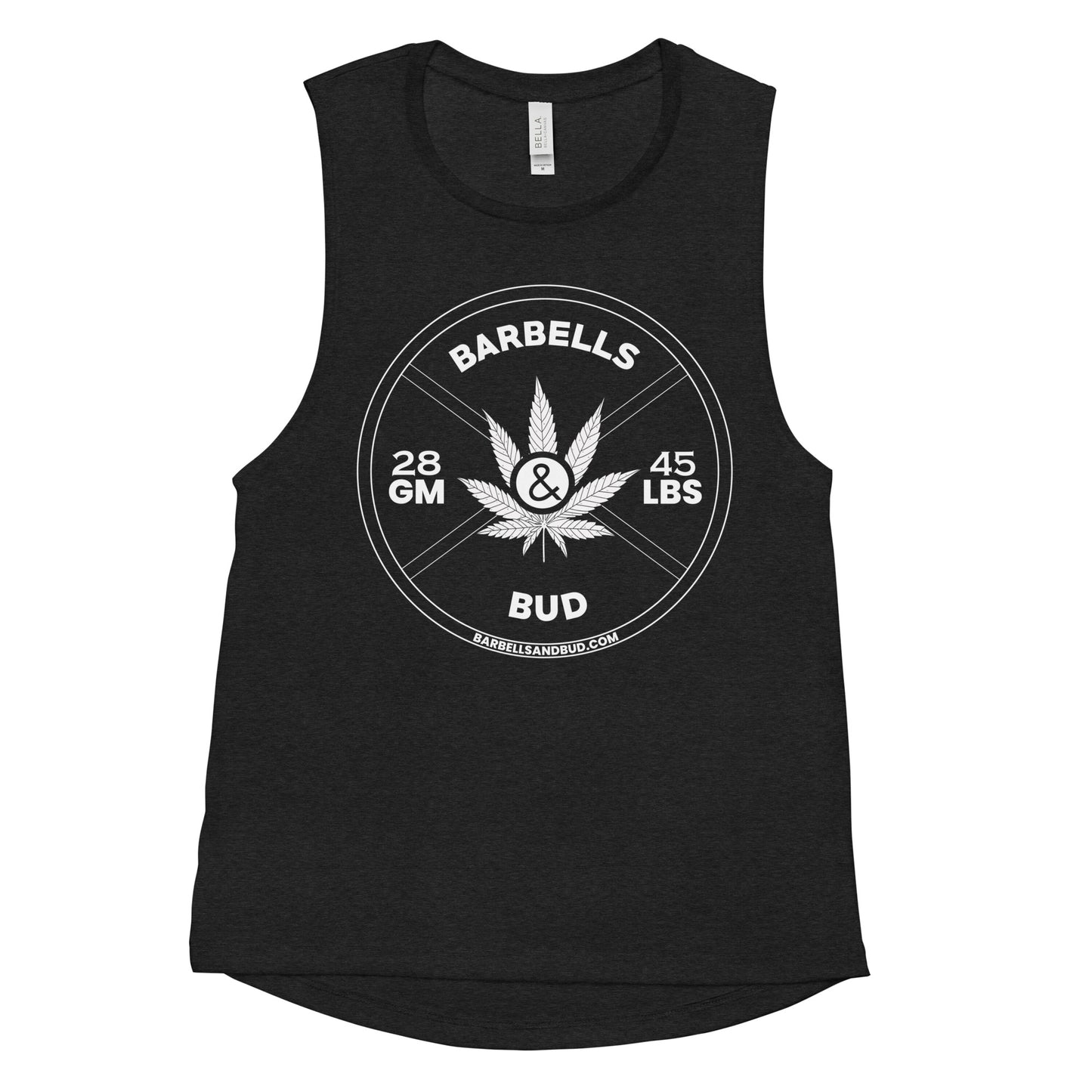 Ladies’ Muscle Tank - Barbells & Bud