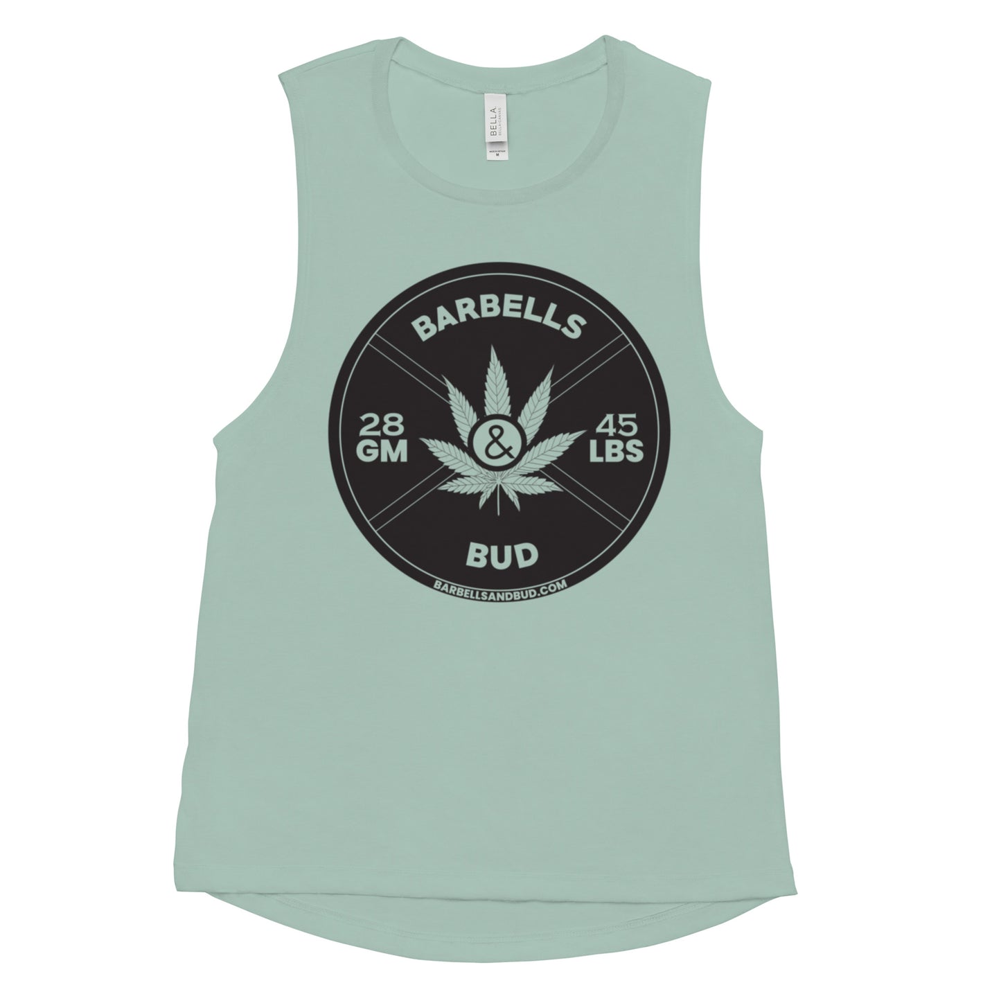 Ladies’ Muscle Tank - Barbells & Bud