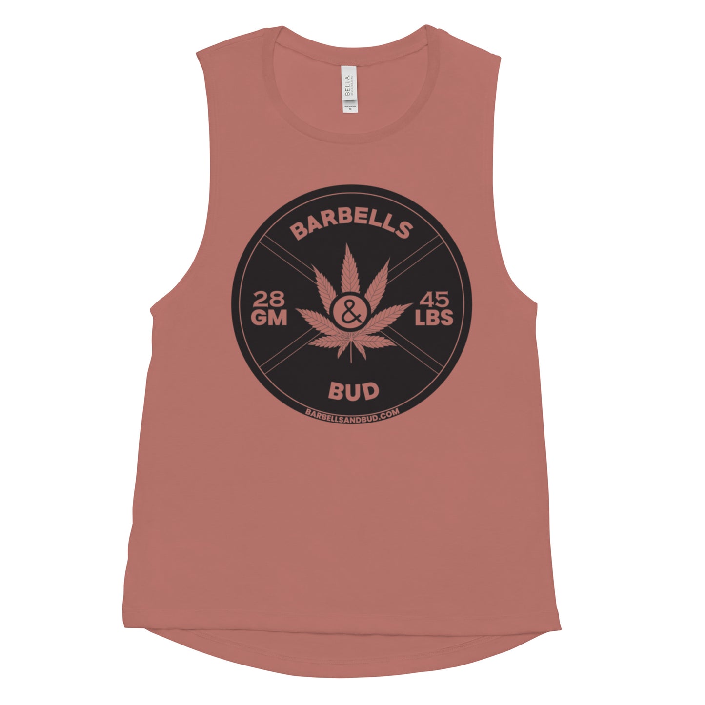 Ladies’ Muscle Tank - Barbells & Bud