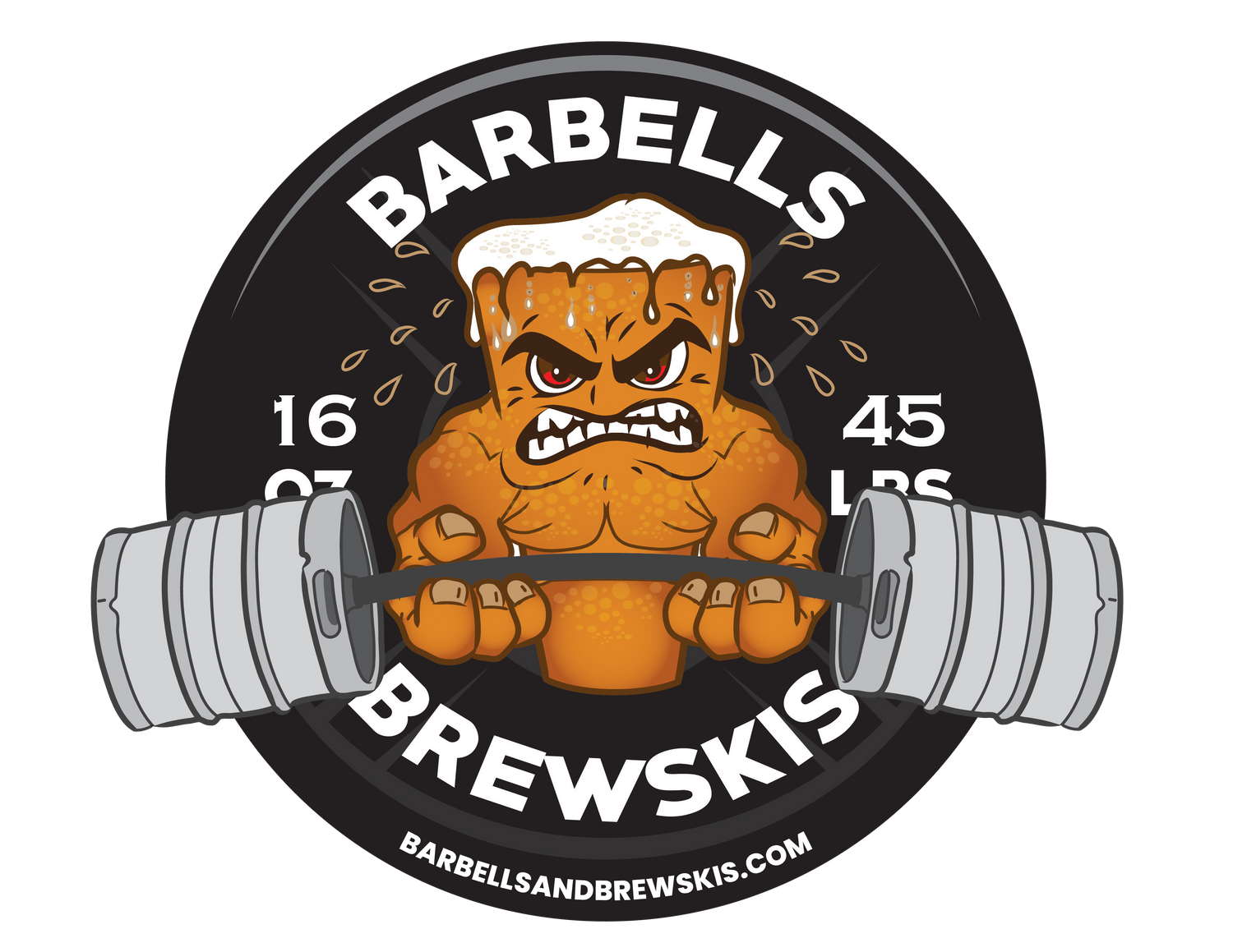 Barbells & Brewskis Keg Curls/Plate