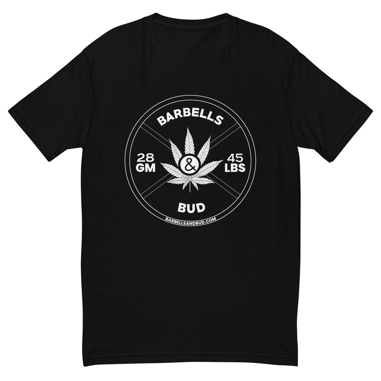 Men's Short Sleeve T-shirt - Barbells & Bud