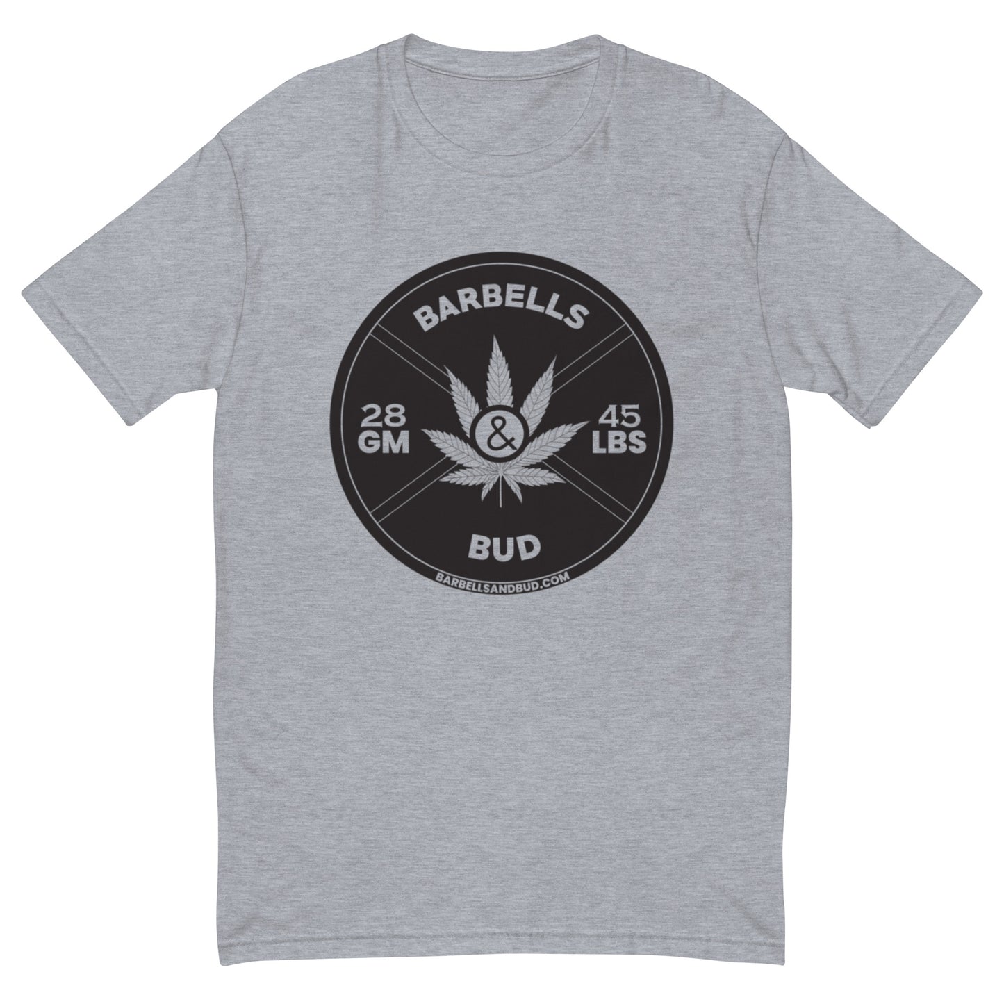 Men's Short Sleeve T-shirt - Barbells & Bud