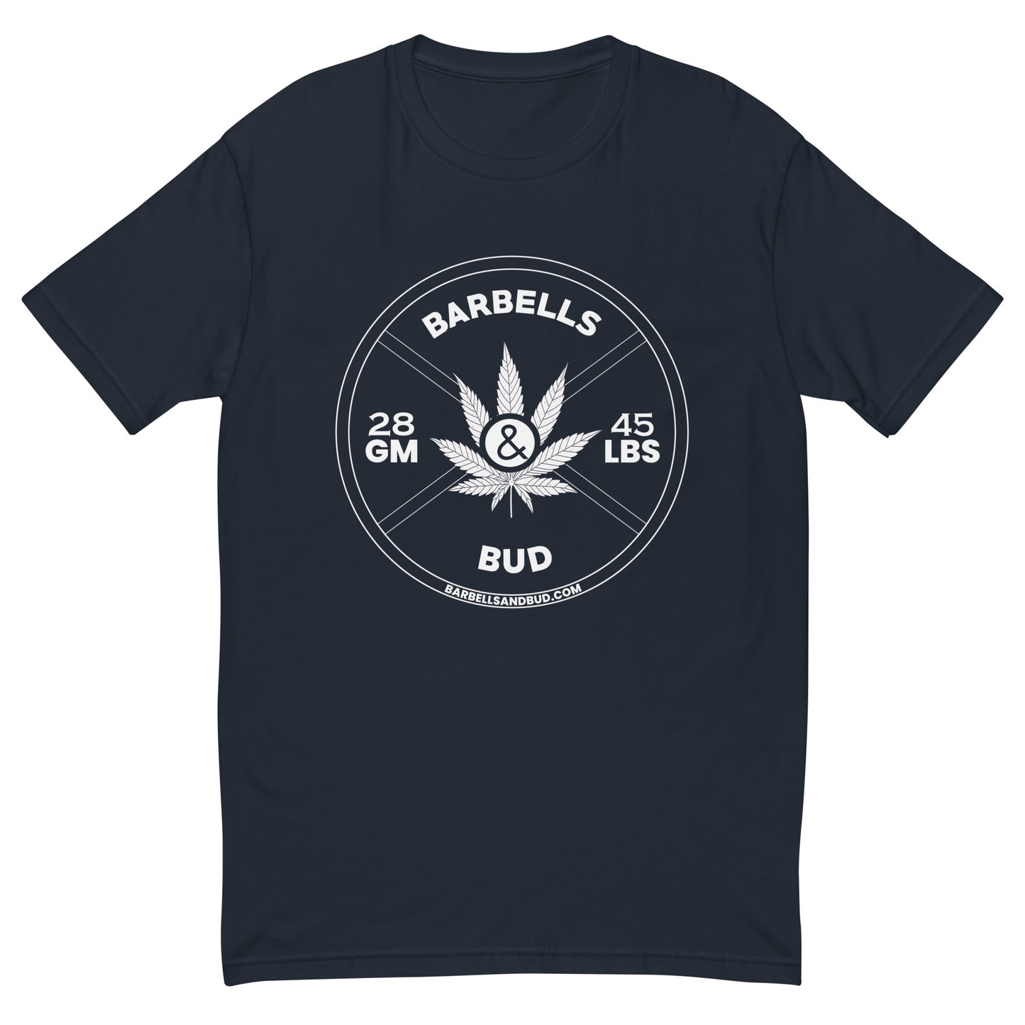 Men's Short Sleeve T-shirt - Barbells & Bud