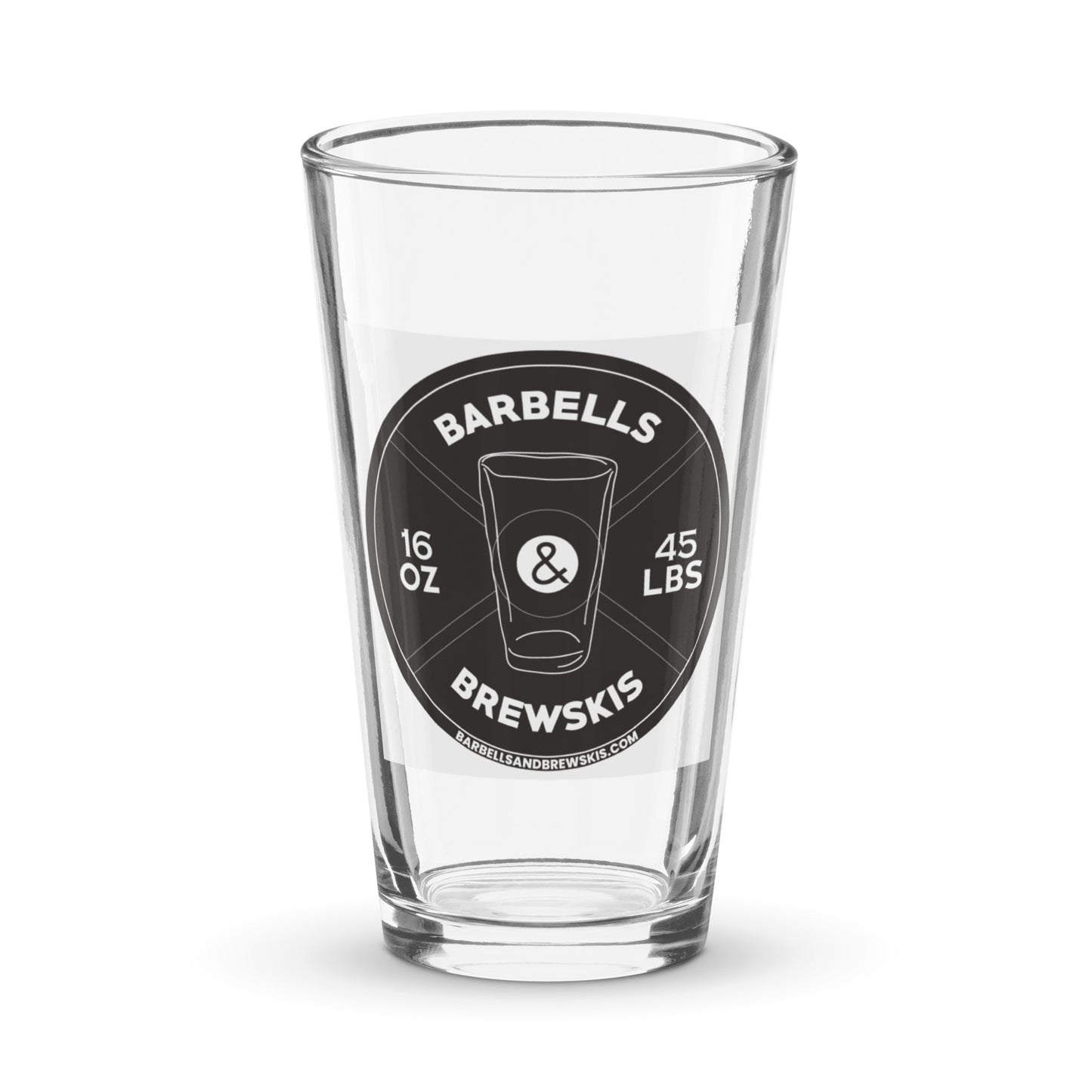 Shaker pint glass