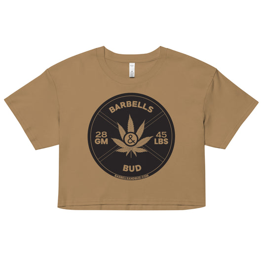 Women’s crop top - Barbells & Bud