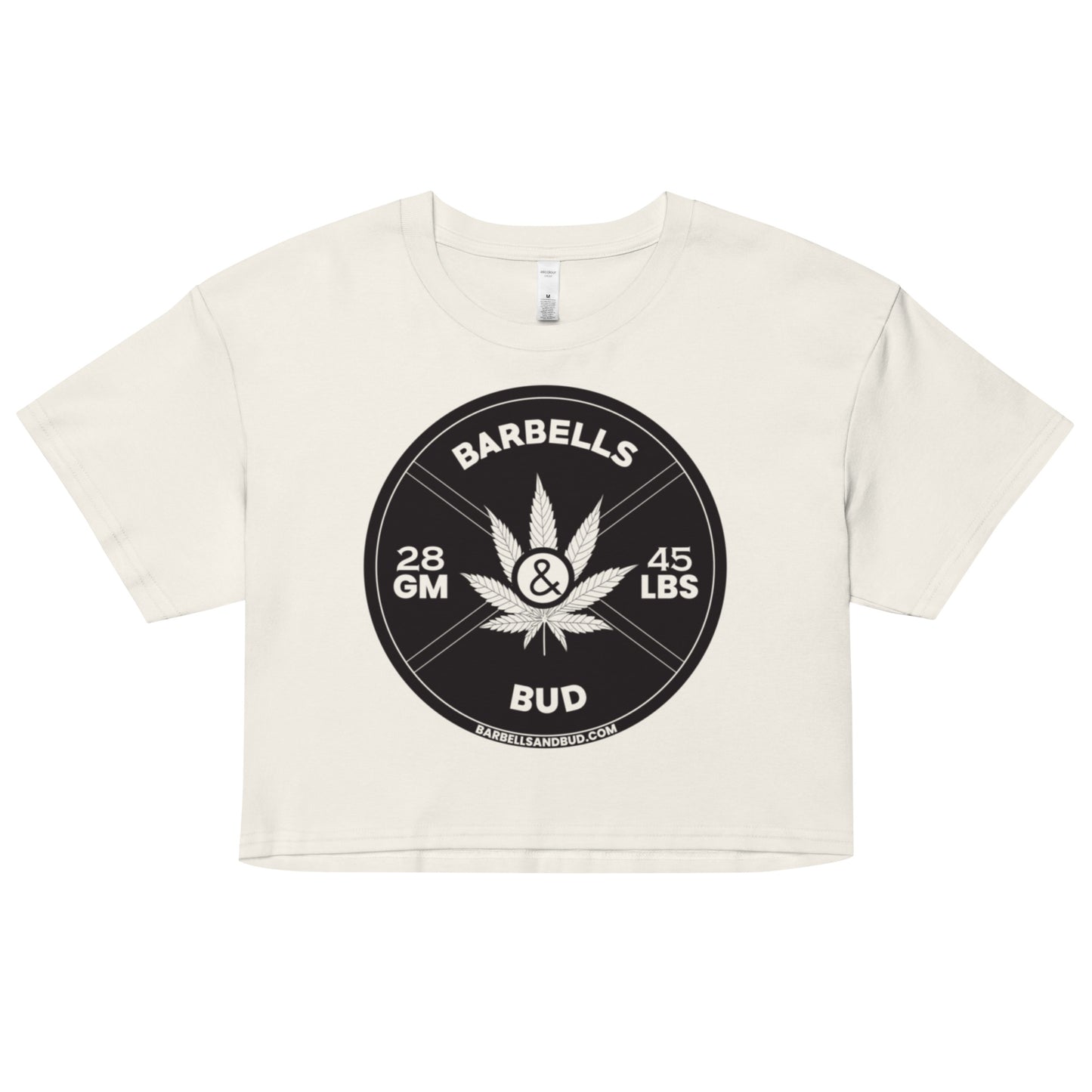 Women’s crop top - Barbells & Bud