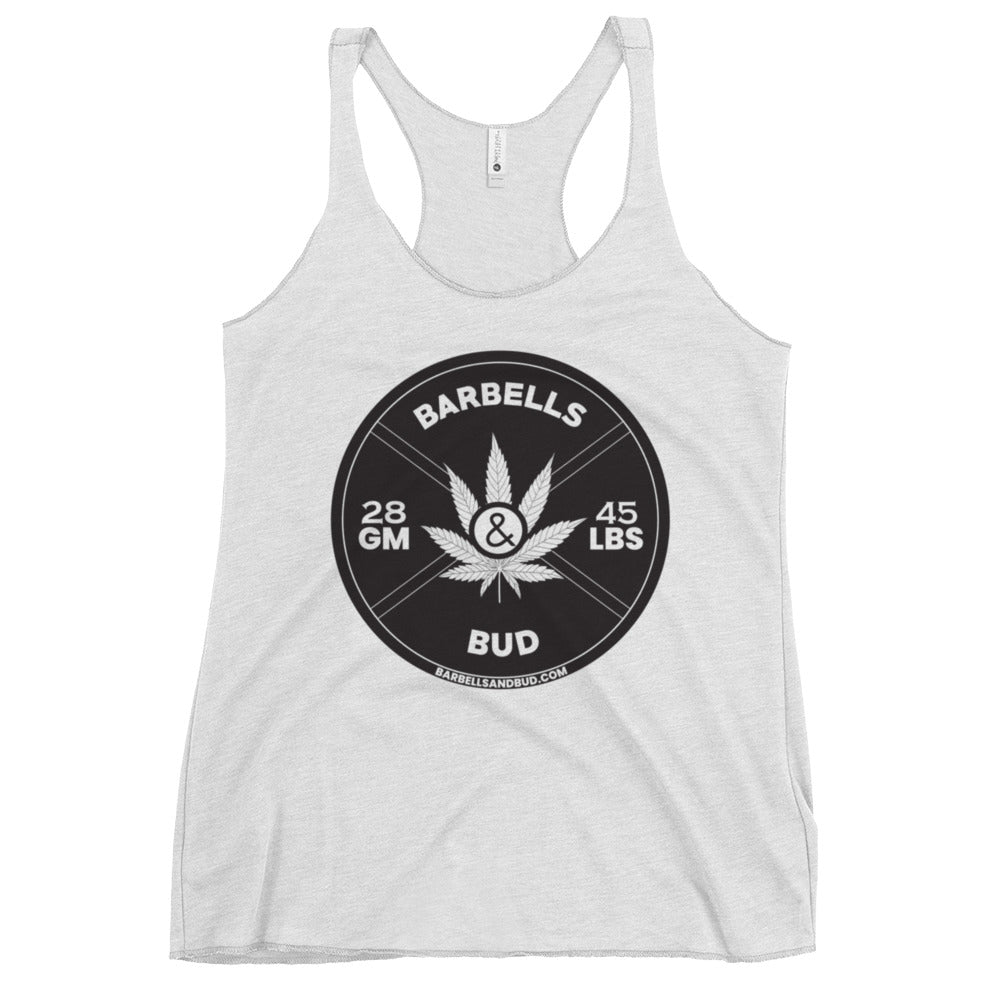 Women's Racerback Tank - Barbells & Bud