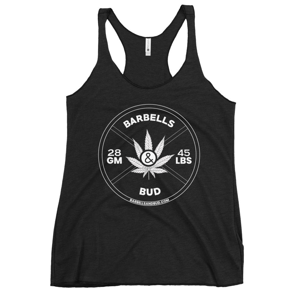 Women's Racerback Tank - Barbells & Bud