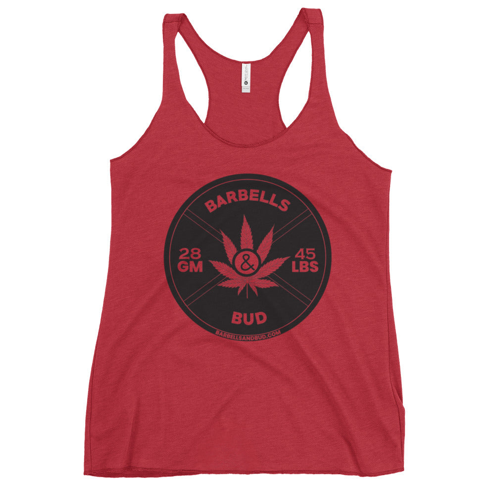 Women's Racerback Tank - Barbells & Bud