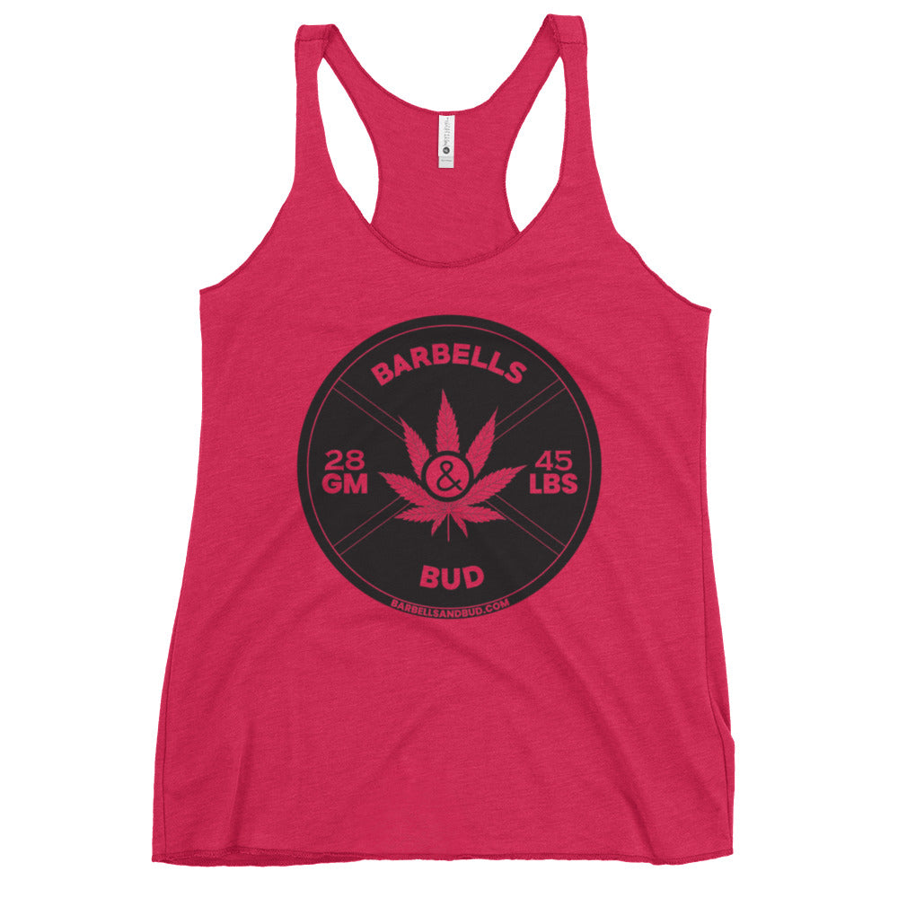 Women's Racerback Tank - Barbells & Bud