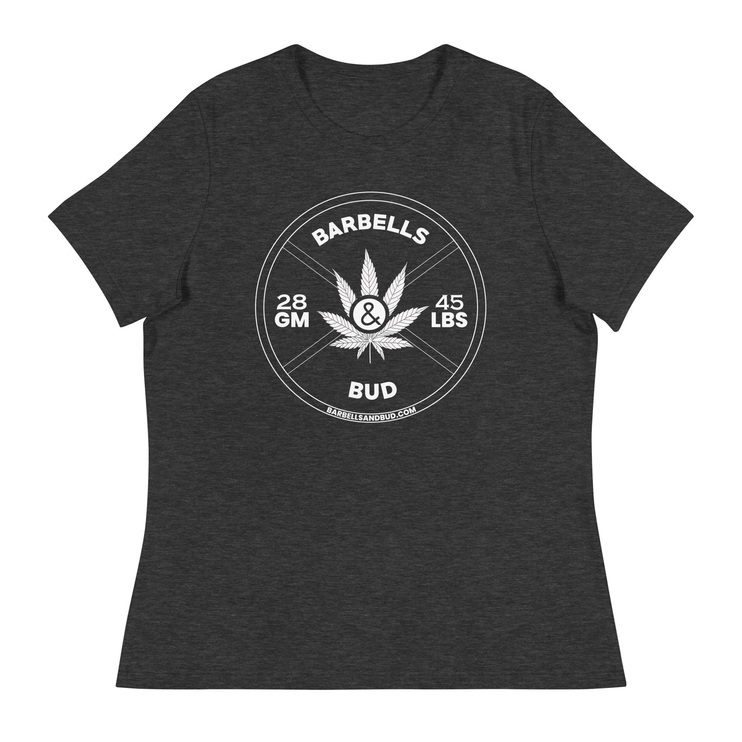 Women's Relaxed T-Shirt - Barbells & Bud