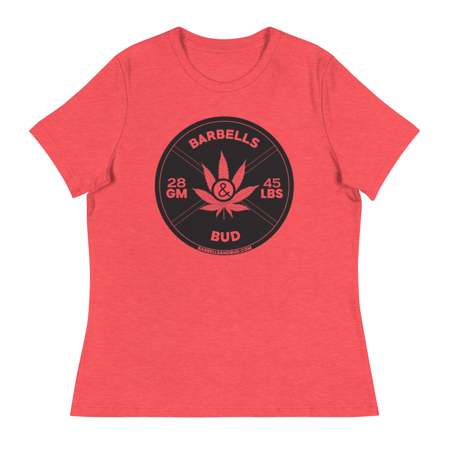 Women's Relaxed T-Shirt - Barbells & Bud