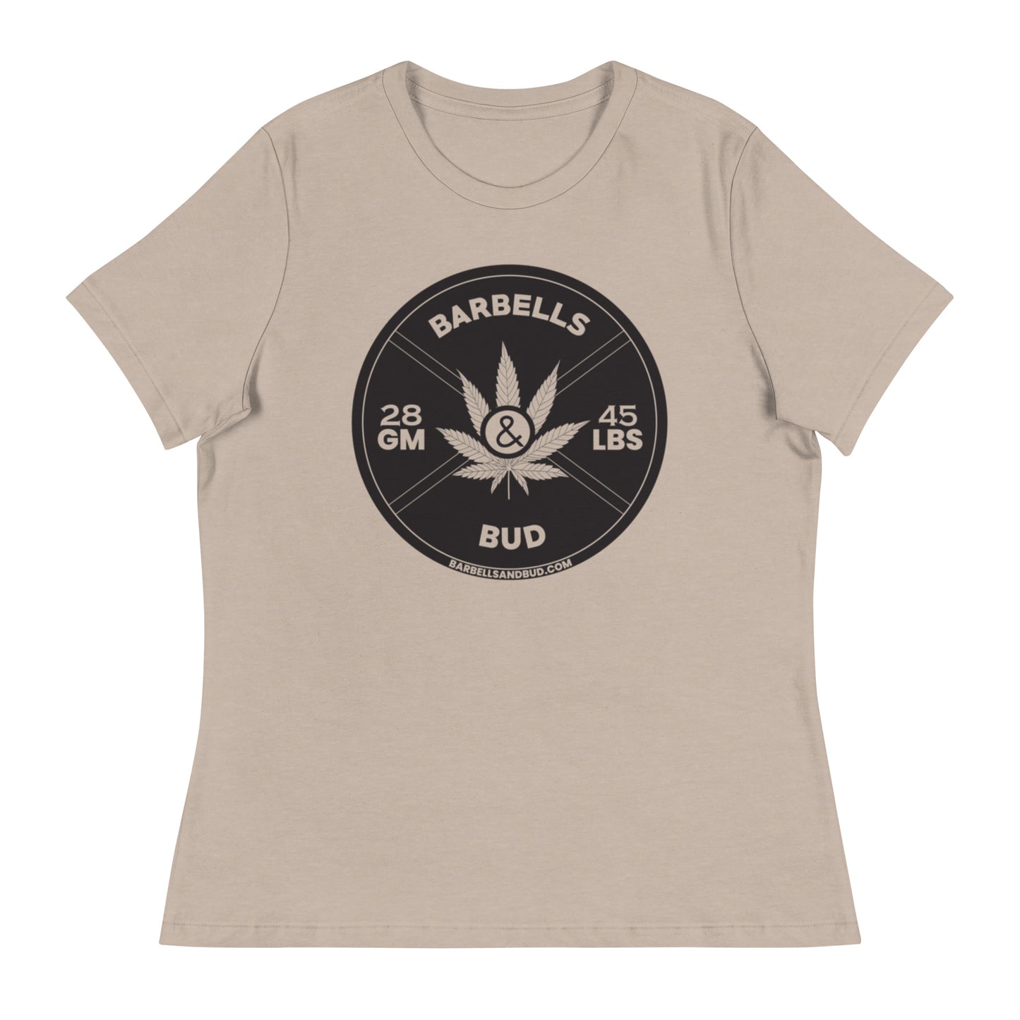 Women's Relaxed T-Shirt - Barbells & Bud