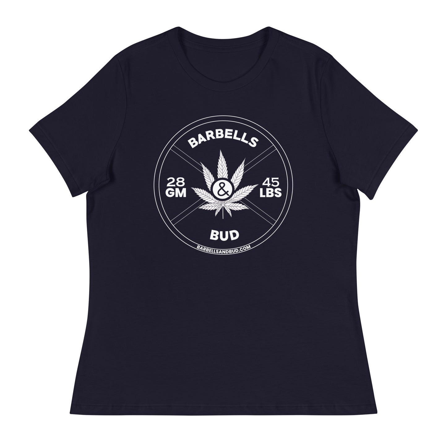 Women's Relaxed T-Shirt - Barbells & Bud