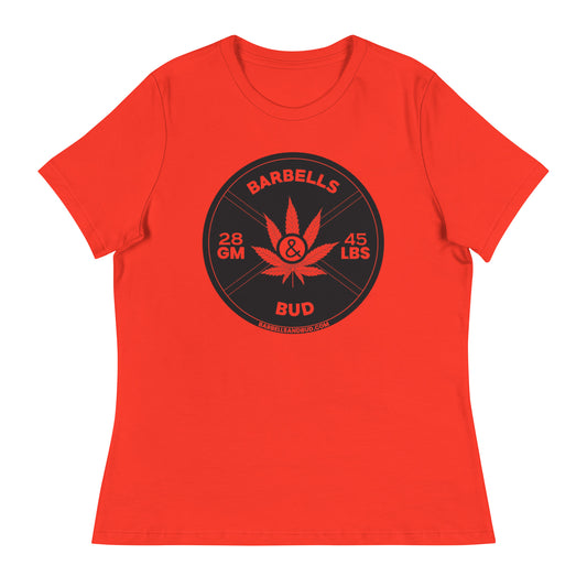 Women's Relaxed T-Shirt - Barbells & Bud