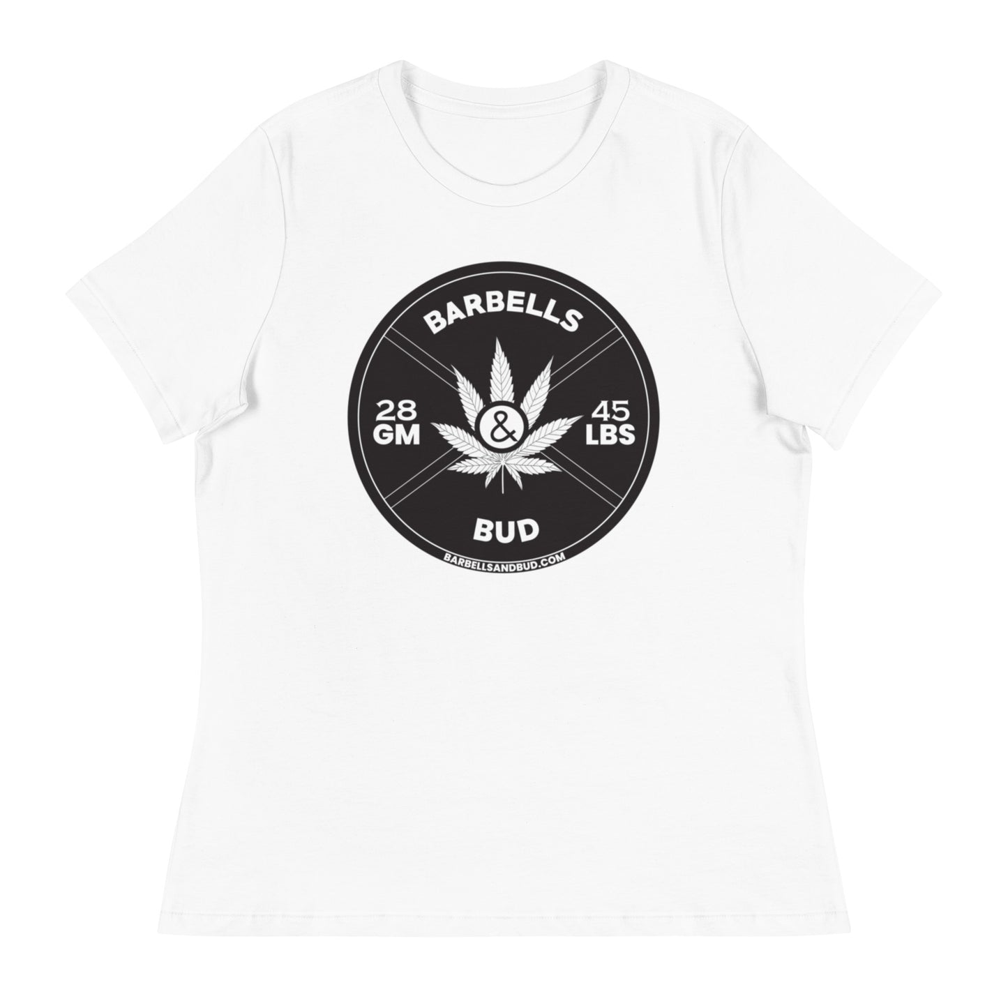 Women's Relaxed T-Shirt - Barbells & Bud